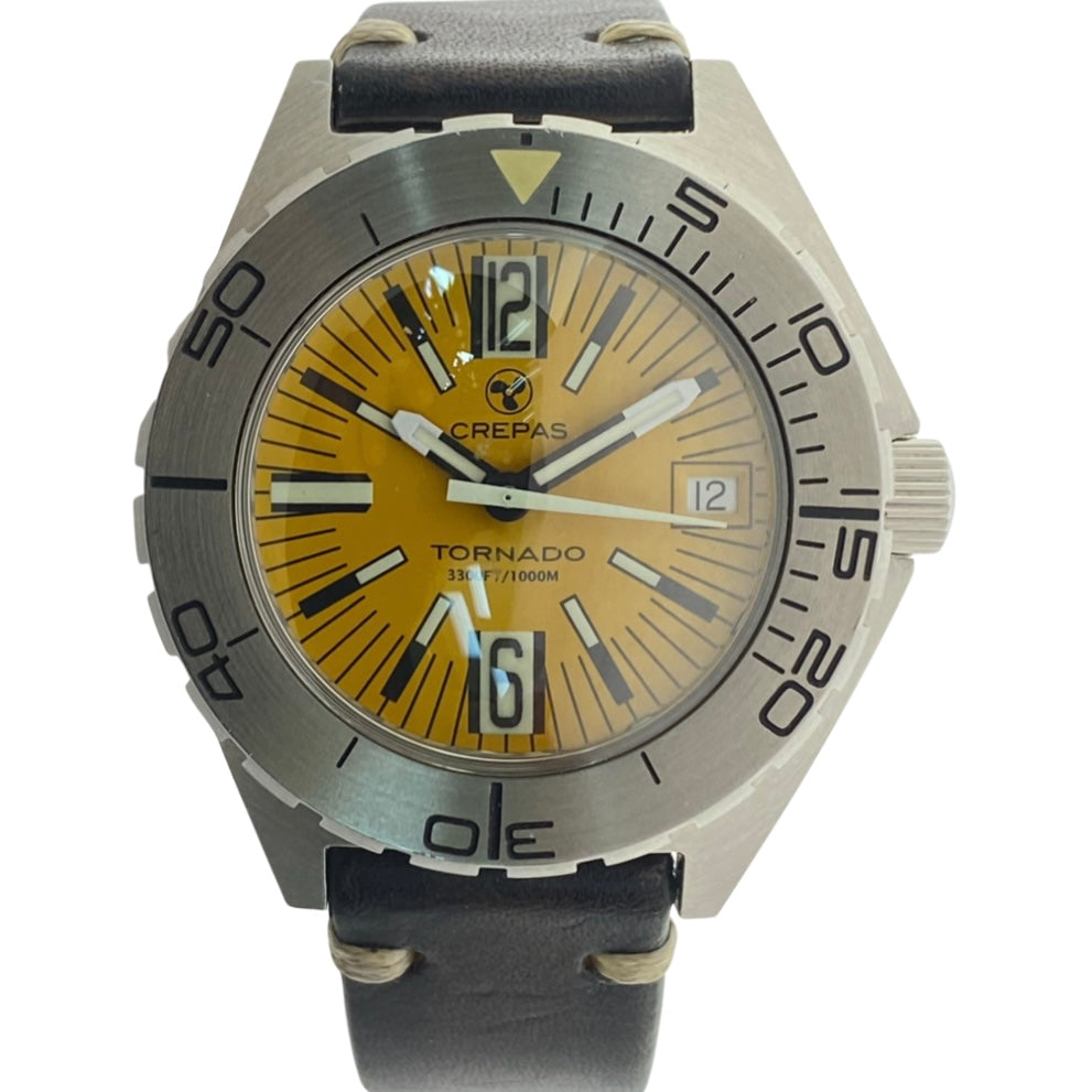 Crepas Tornado Limited Edition Yellow Dial Automatic