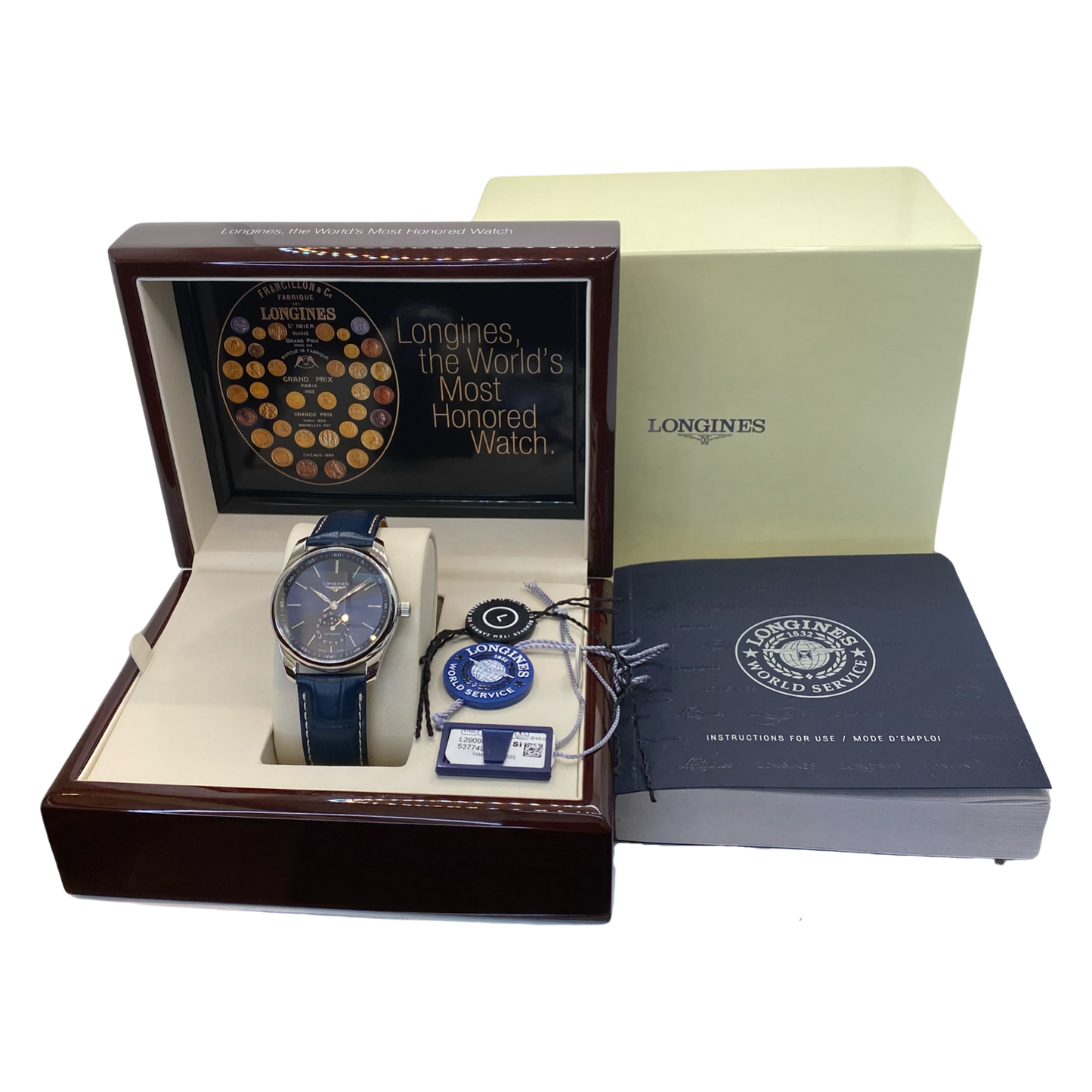 Longines Master Collection Automatic Sunray Blue Moonphase L2.909.4.92.0