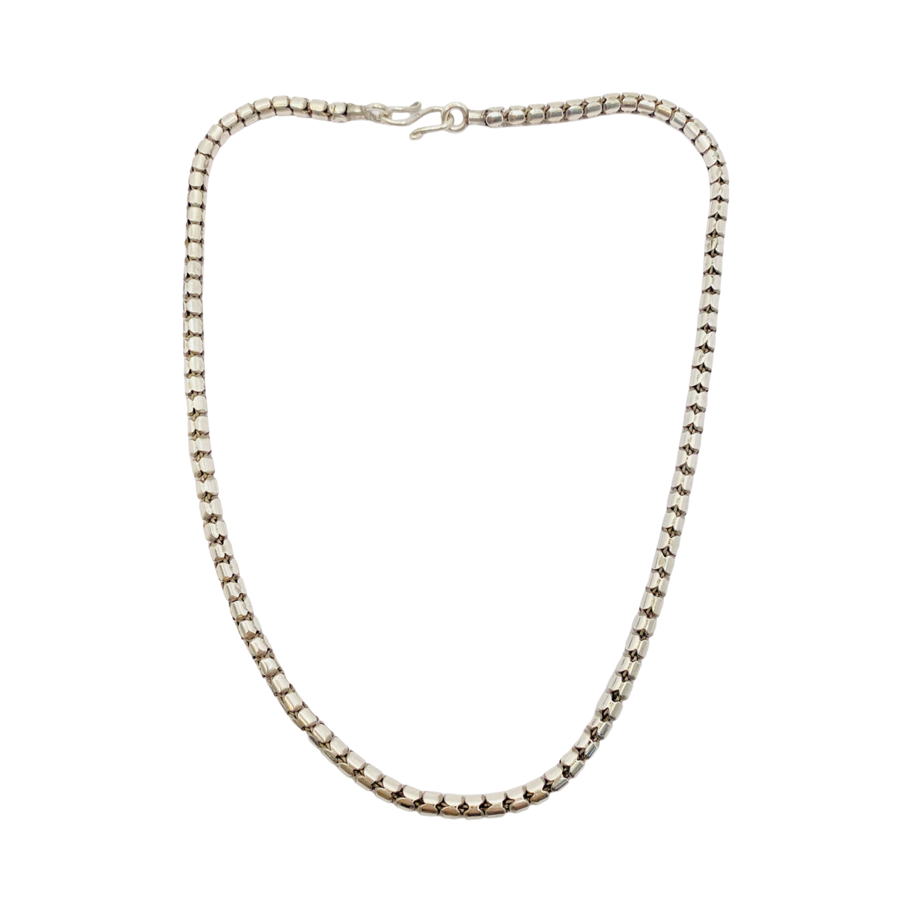 Estate Jewelry 925 Silver Fancy Link Chain 18.5"