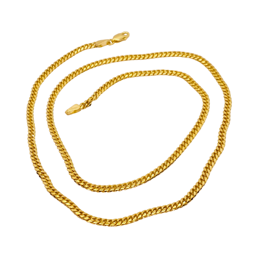 14K Yellow Gold 20" Miami Cuban Link Chain