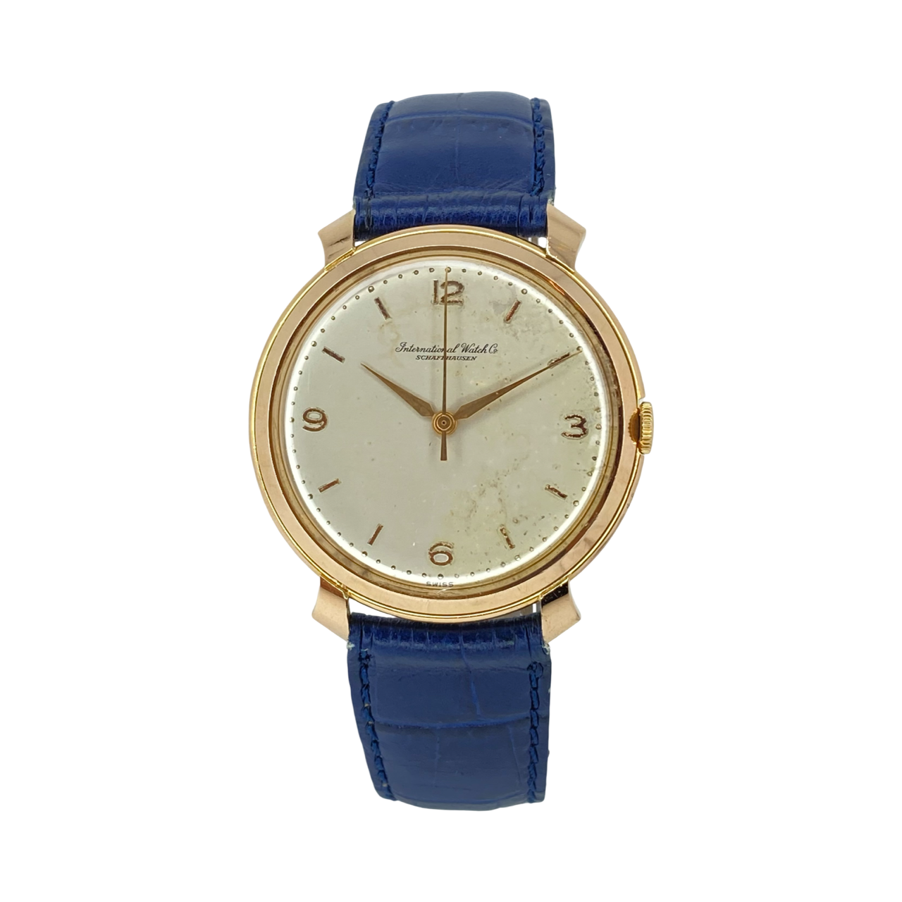 IWC Schaffhausen Calatrava 18K Rose Gold "Fancy Lugs" Caliber 89 Manual Wind