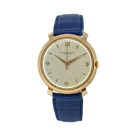 IWC Schaffhausen Calatrava 18K Rose Gold "Fancy Lugs" Caliber 89 Manual Wind