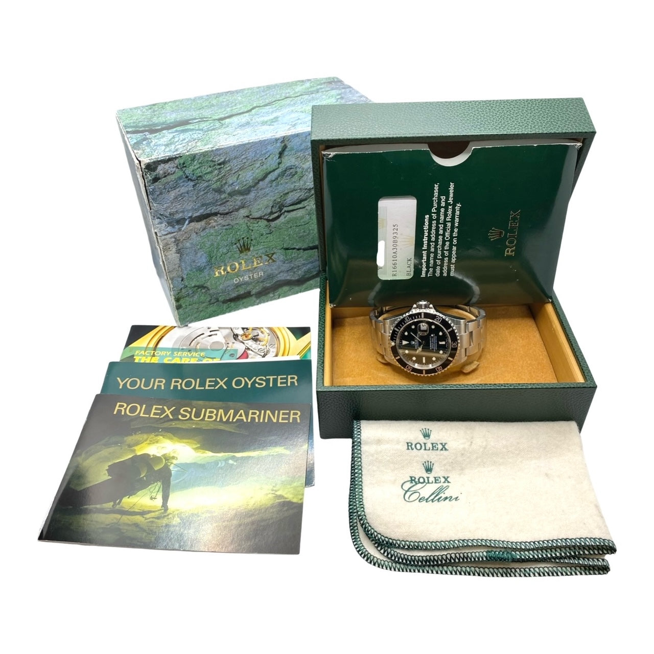 Rolex Submariner Date Black Dial 16610 C.2004