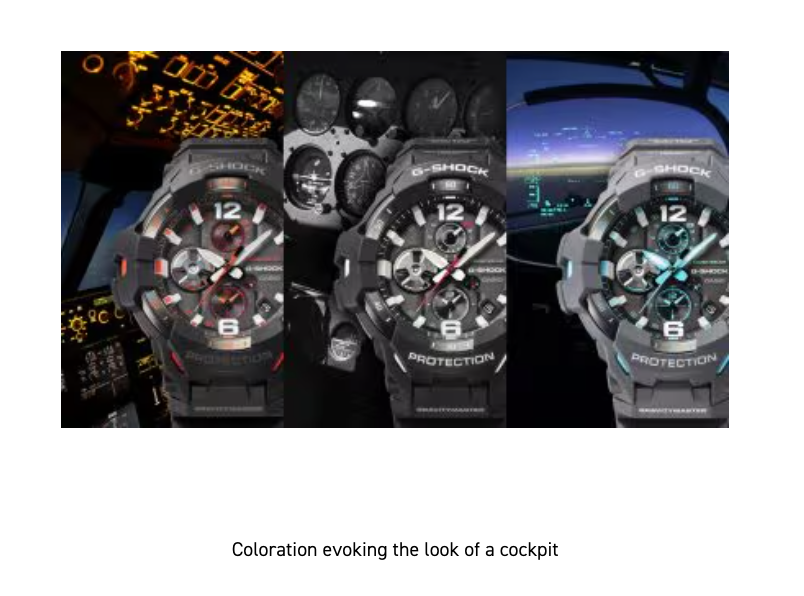 G-SHOCK Master of G Air Gravitymaster Gray/Blue Carbon-Fiber Resin GRB300-8A2