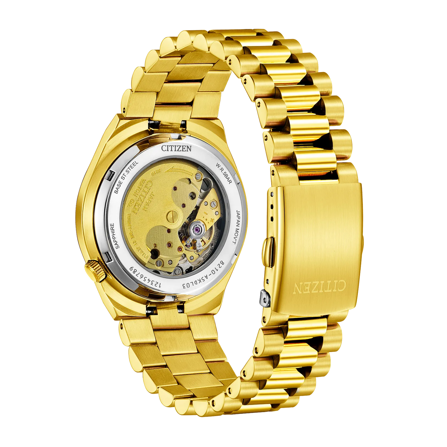 Citizen Tsuyosa Automatic Green Dial Gold-tone Stainless Steel NJ0152-51X