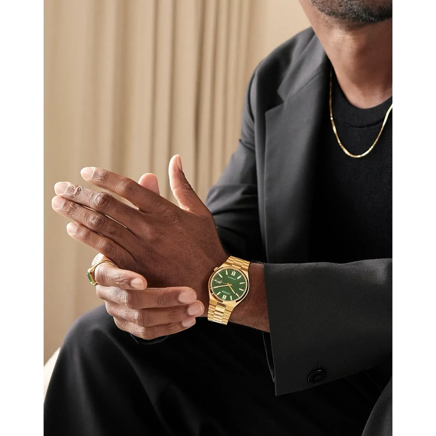 Citizen Tsuyosa Automatic Green Dial Gold-tone Stainless Steel NJ0152-51X