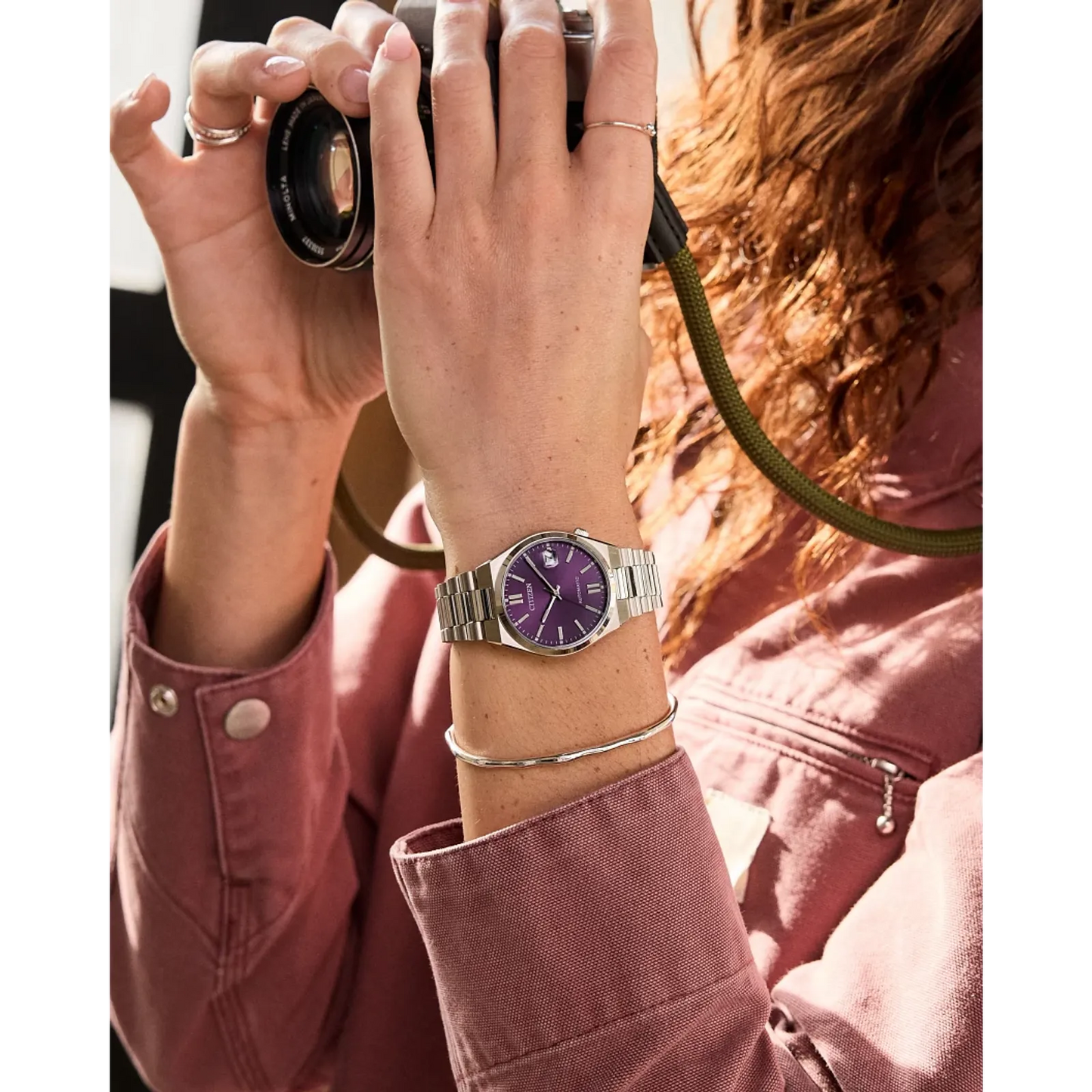 Citizen Tsuyosa Automatic 37mm Purple Dial NJ0200-50W