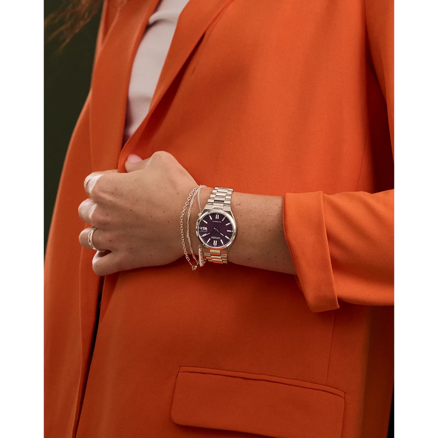 Citizen Tsuyosa Automatic 37mm Purple Dial NJ0200-50W