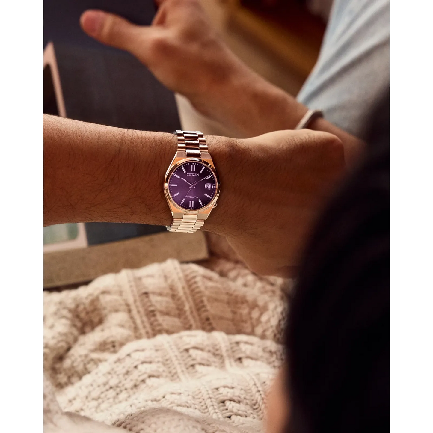 Citizen Tsuyosa Automatic 37mm Purple Dial NJ0200-50W