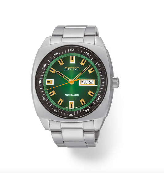 Seiko Recraft Series Automatic Green Dial Stainless Steel SNKM97