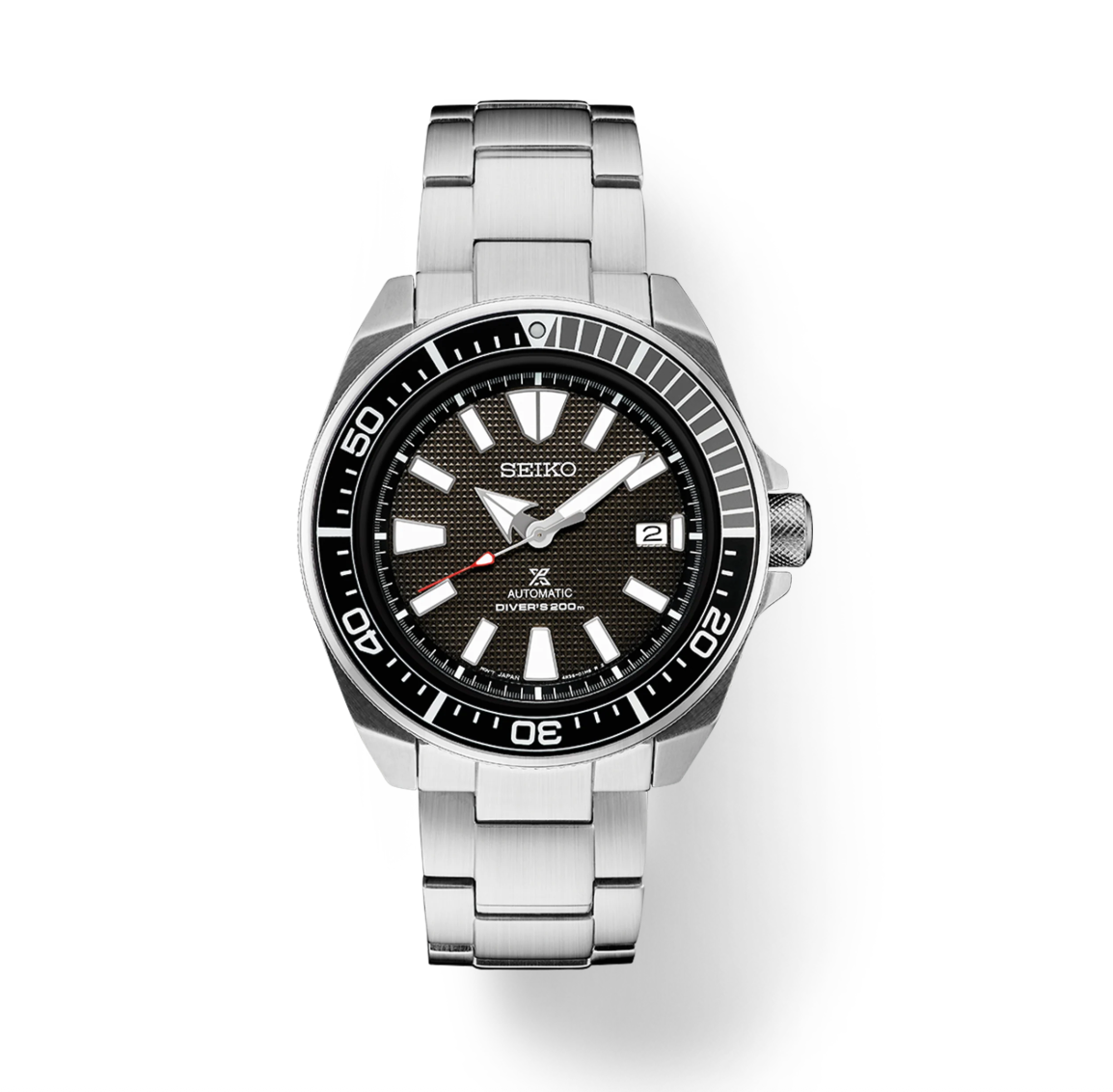 Seiko Prospex Automatic Diver Black Dial Stainless Steel Bracelet SRPF03