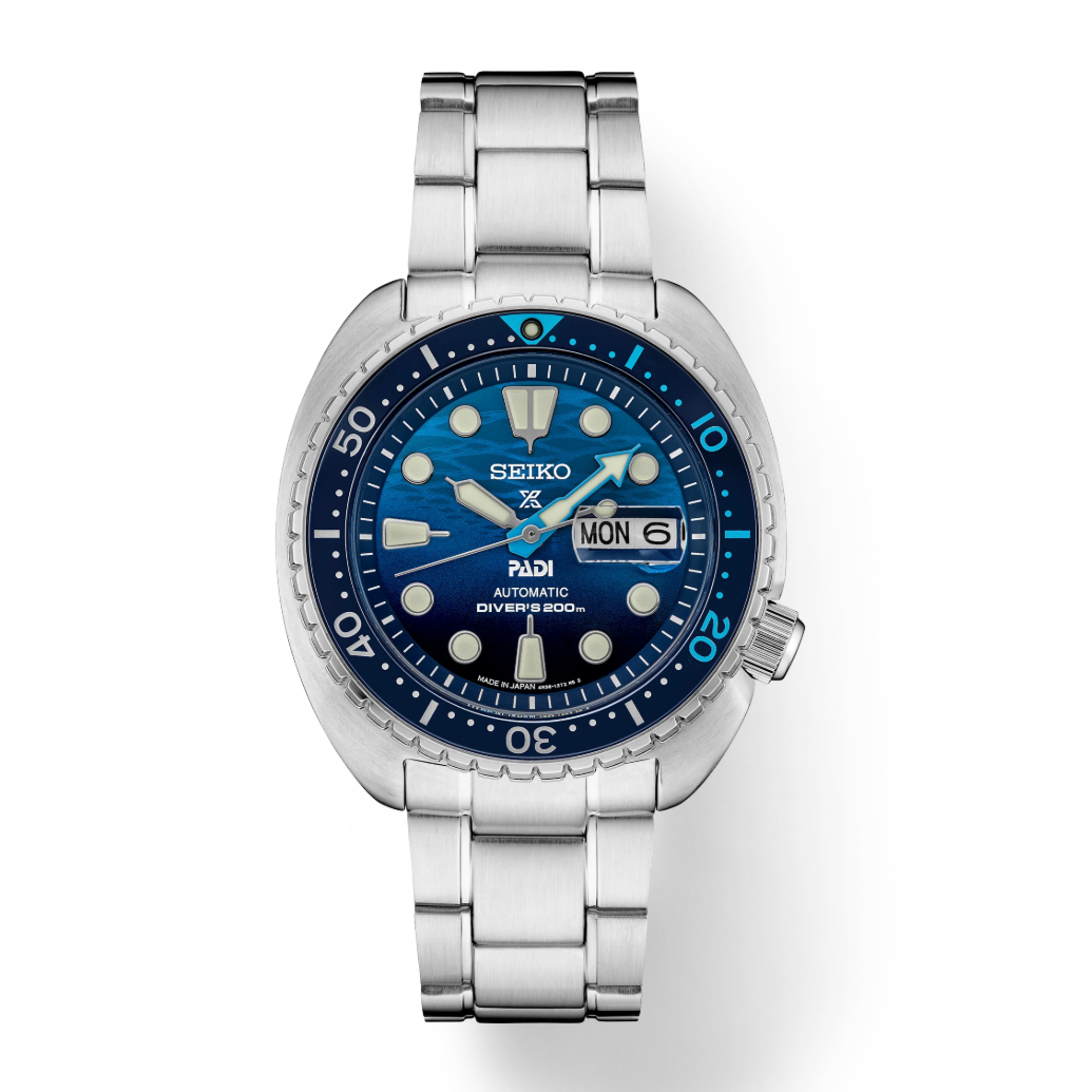Seiko Prospex PADI Special Edition Automatic Blue Dial Stainless Steel Bracelet SRPK01
