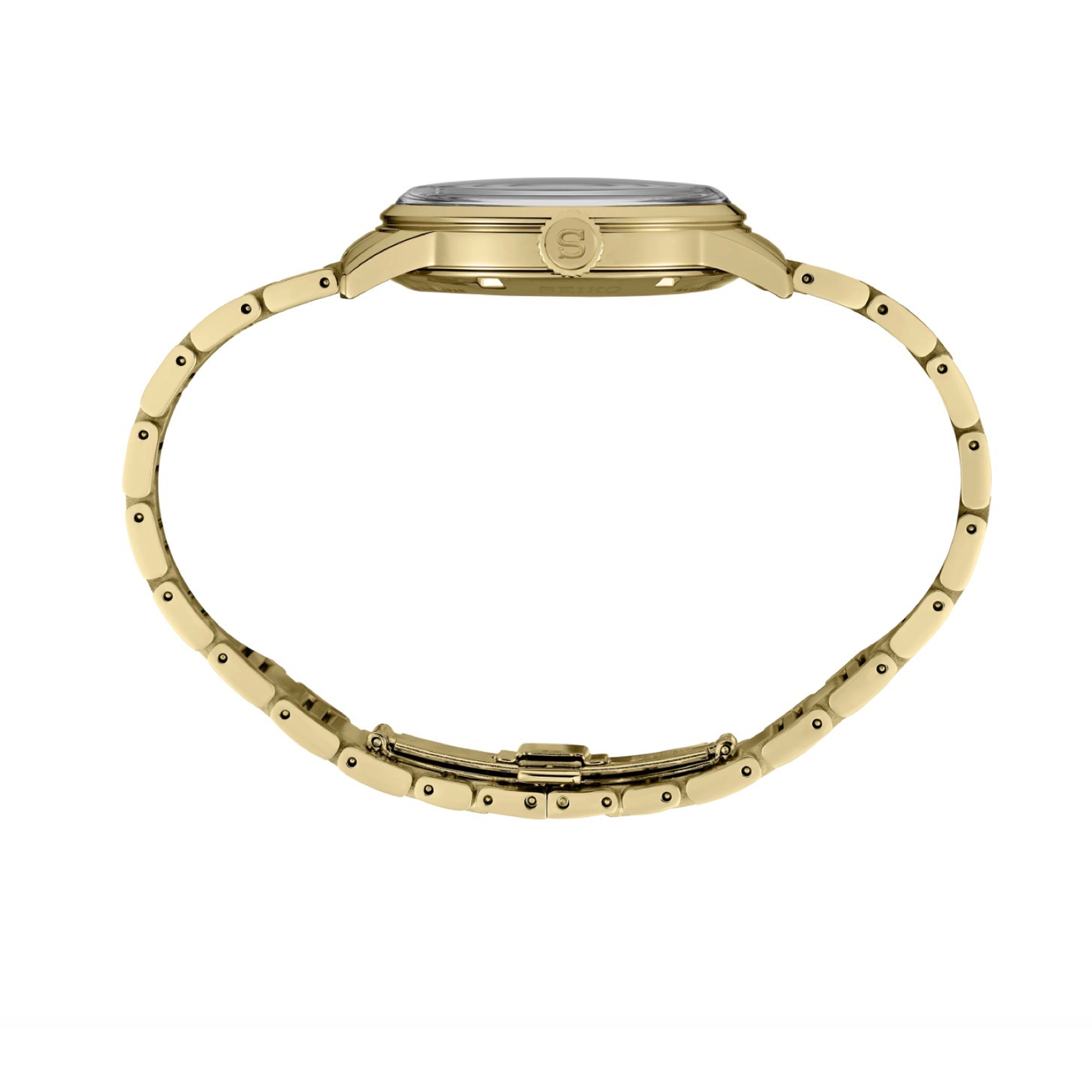 Seiko Presage Cocktail Time U.S. Special Creation Automatic Gold Finish Stainless Steel SRPK46