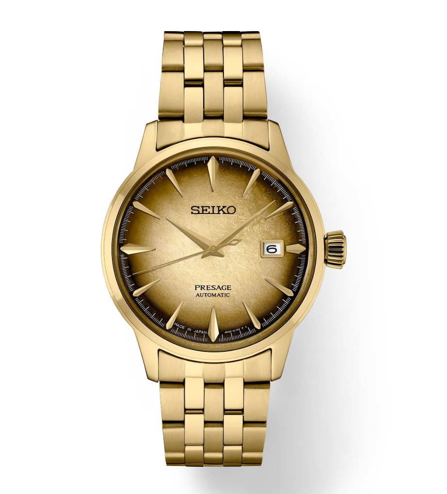 Seiko Presage Cocktail Time Automatic Gold Dial SRPK48