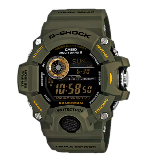 G-Shock Master of G Rangeman Tough Solar Green GW9400-3CR