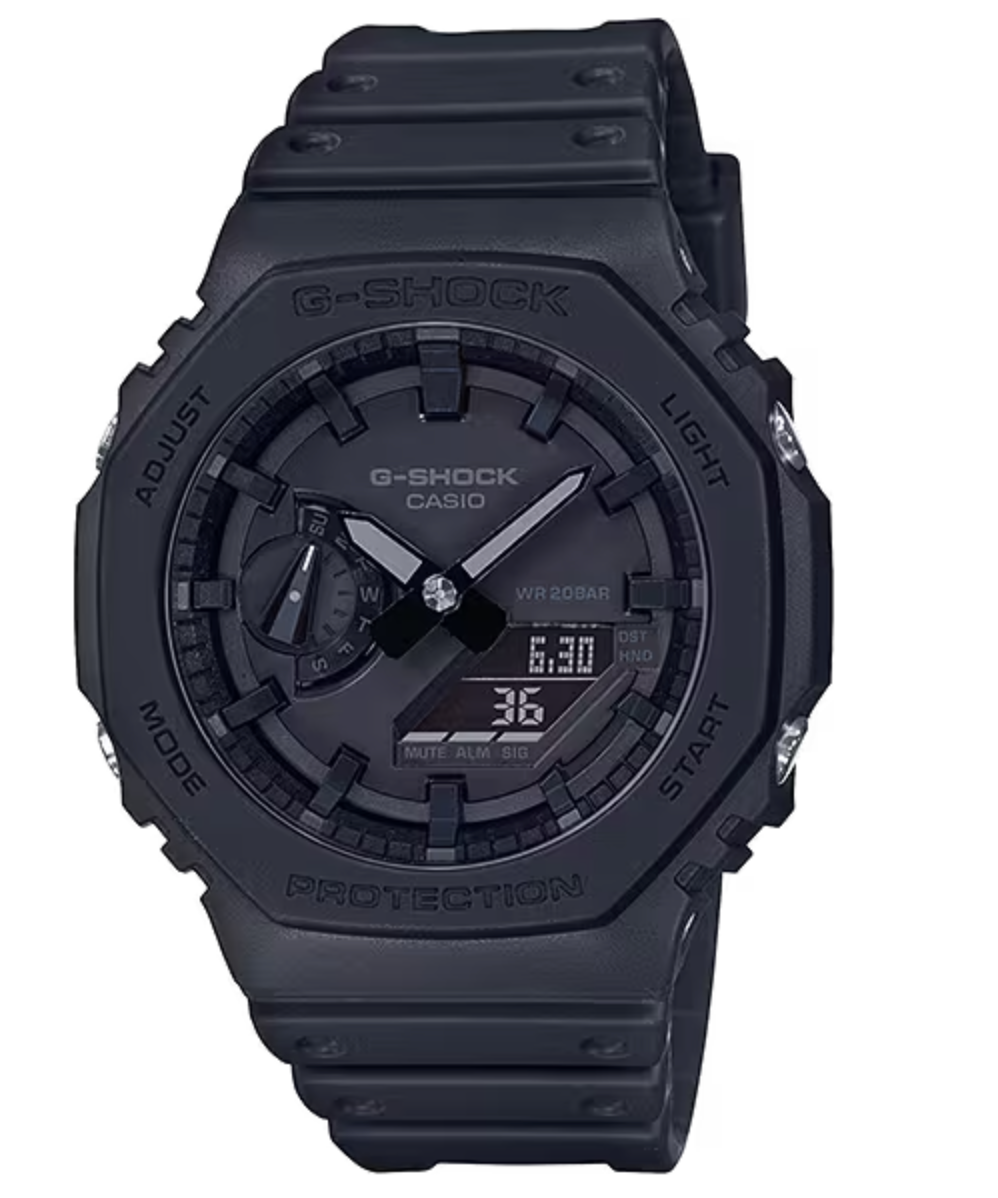 G-Shock Black Carbon Fiber Minimalist GA2100-1A1