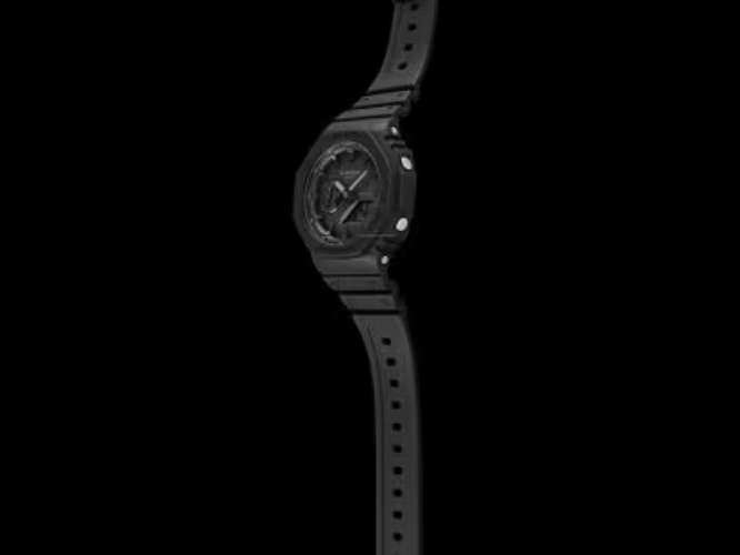 G-Shock Black Carbon Fiber Minimalist GA2100-1A1