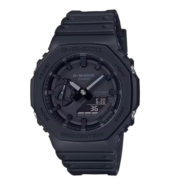 G-Shock Black Carbon Fiber Minimalist GA2100-1A1
