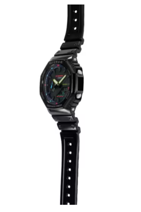 G-Shock Virtual Rainbow Analog Digital Black GA2100RGB-1A