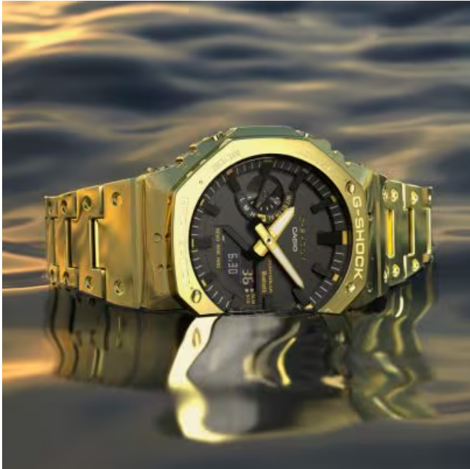 G-Shock 2100 Series Full Metal Gold GMB2100GD-9ACR