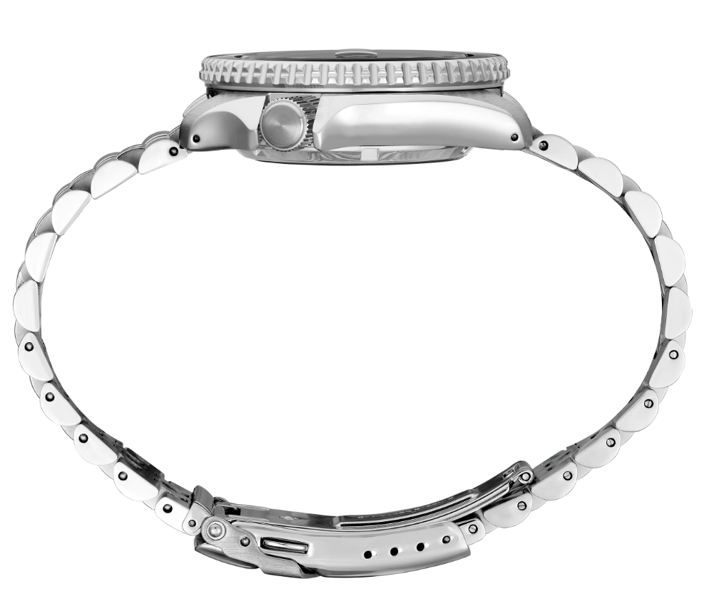 Seiko 5 Sports GMT US Special Edition Creation Charcoal Dial Stainless Steel Bracelet SSK019