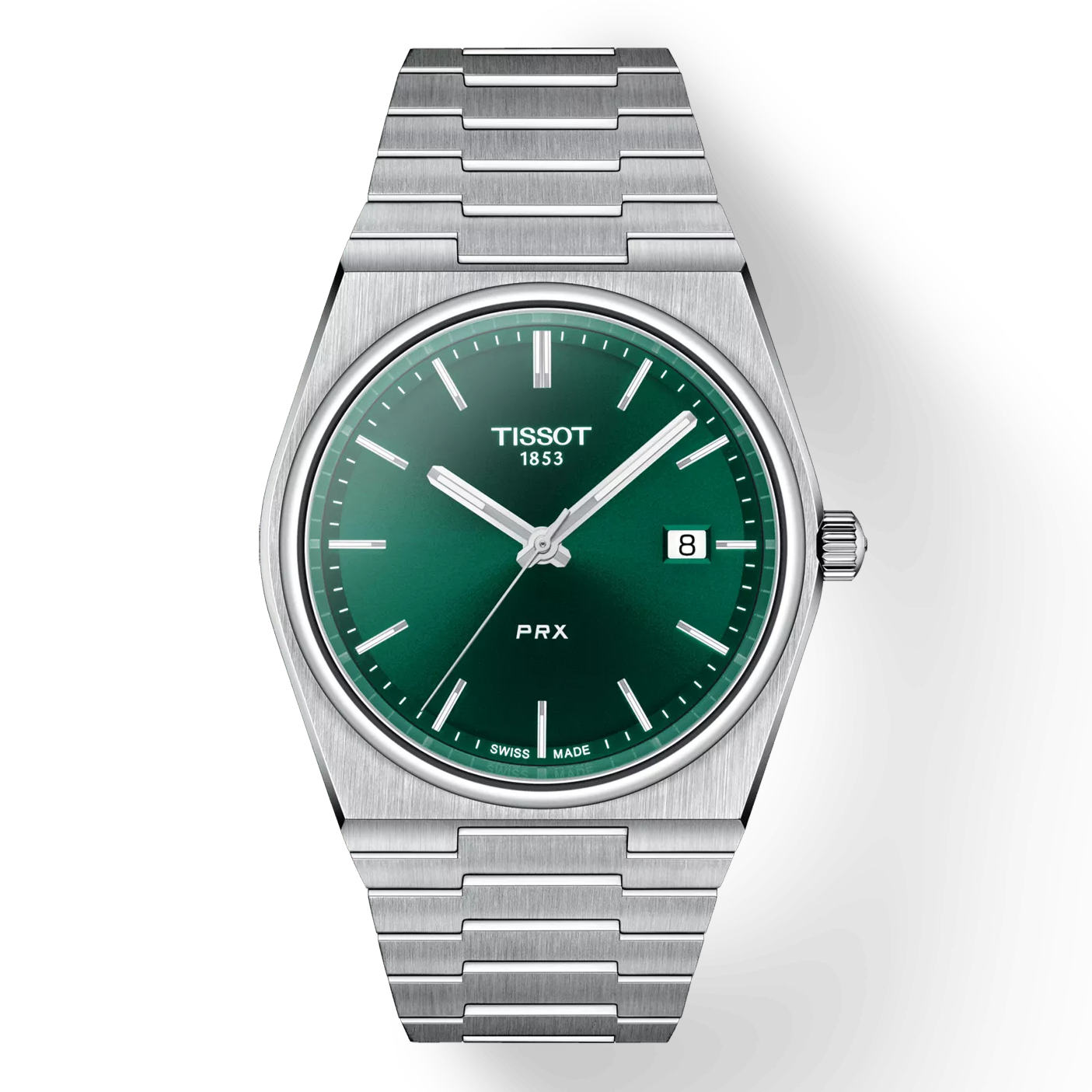 Tissot PRX 40mm Quartz Green Dial Stainless Steel Bracelet T137.410.11.091.00