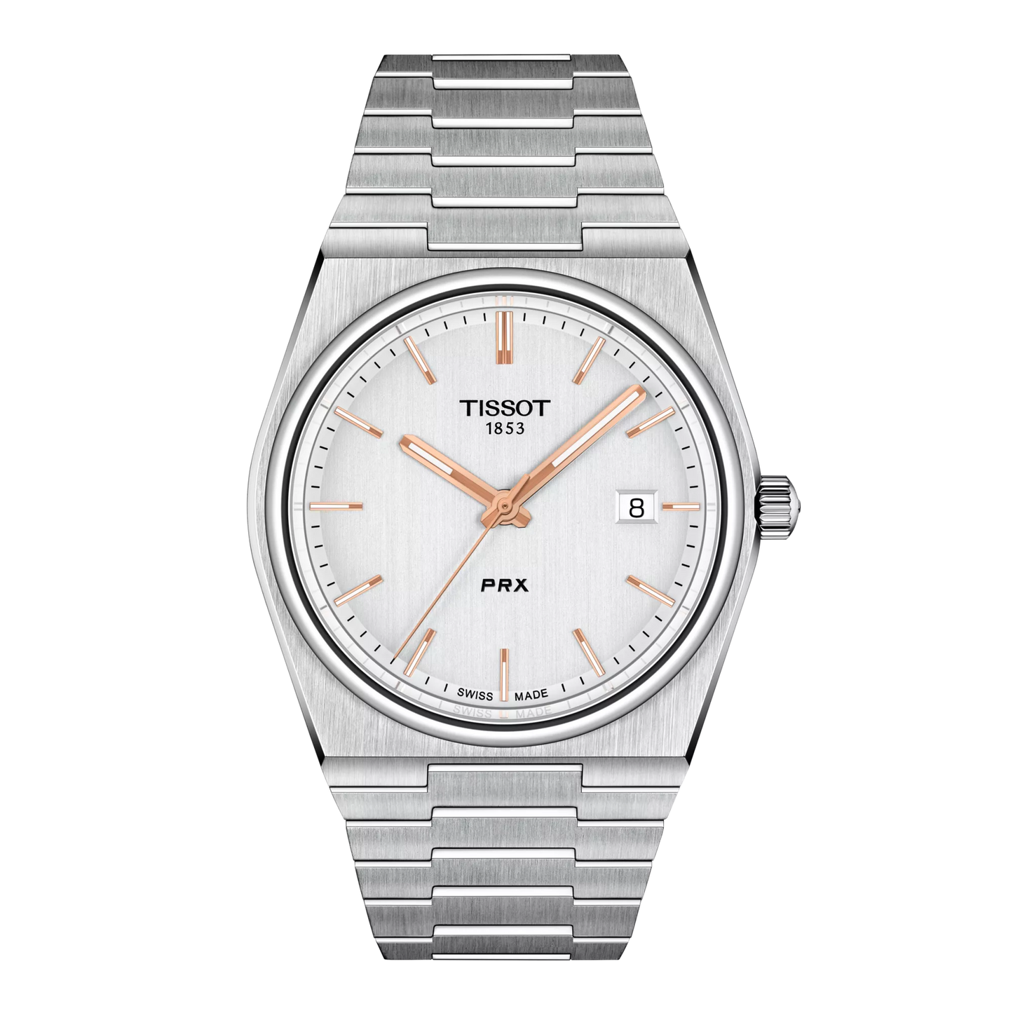 Tissot PRX 40mm Quartz Silver Dial 316L Stainless Steel Bracelet T137.410.11.031.00