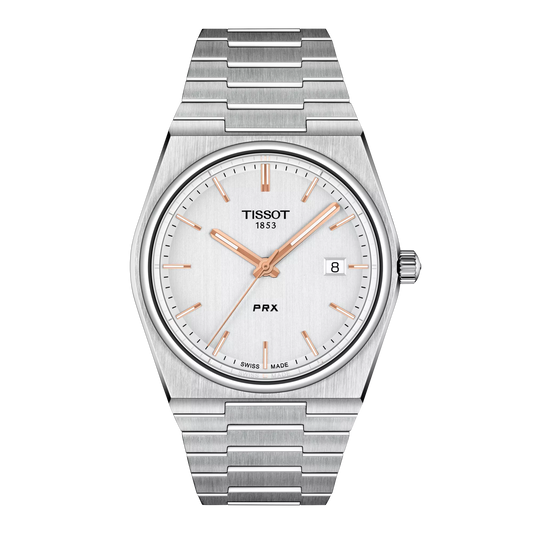 Tissot PRX 40mm Quartz Silver Dial 316L Stainless Steel Bracelet T137.410.11.031.00