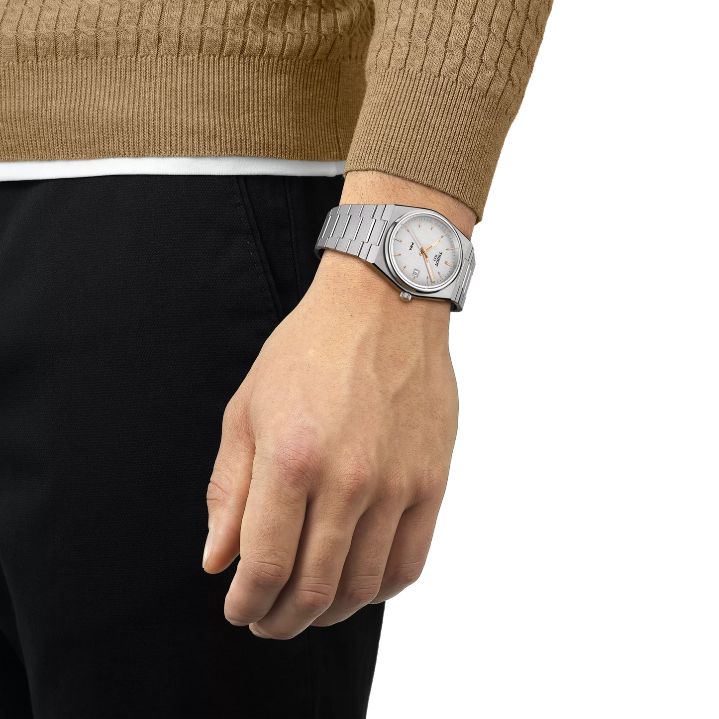 Tissot PRX 40mm Quartz Silver Dial 316L Stainless Steel Bracelet T137.410.11.031.00