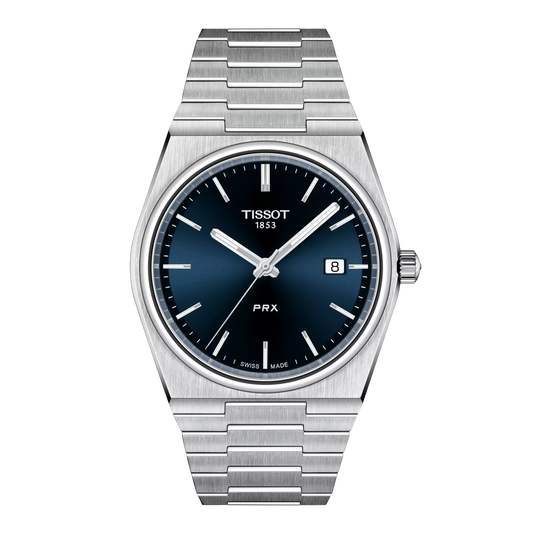 Tissot PRX 40mm Quartz Blue Dial 316L Stainless Steel Bracelet T137.410.11.041.00
