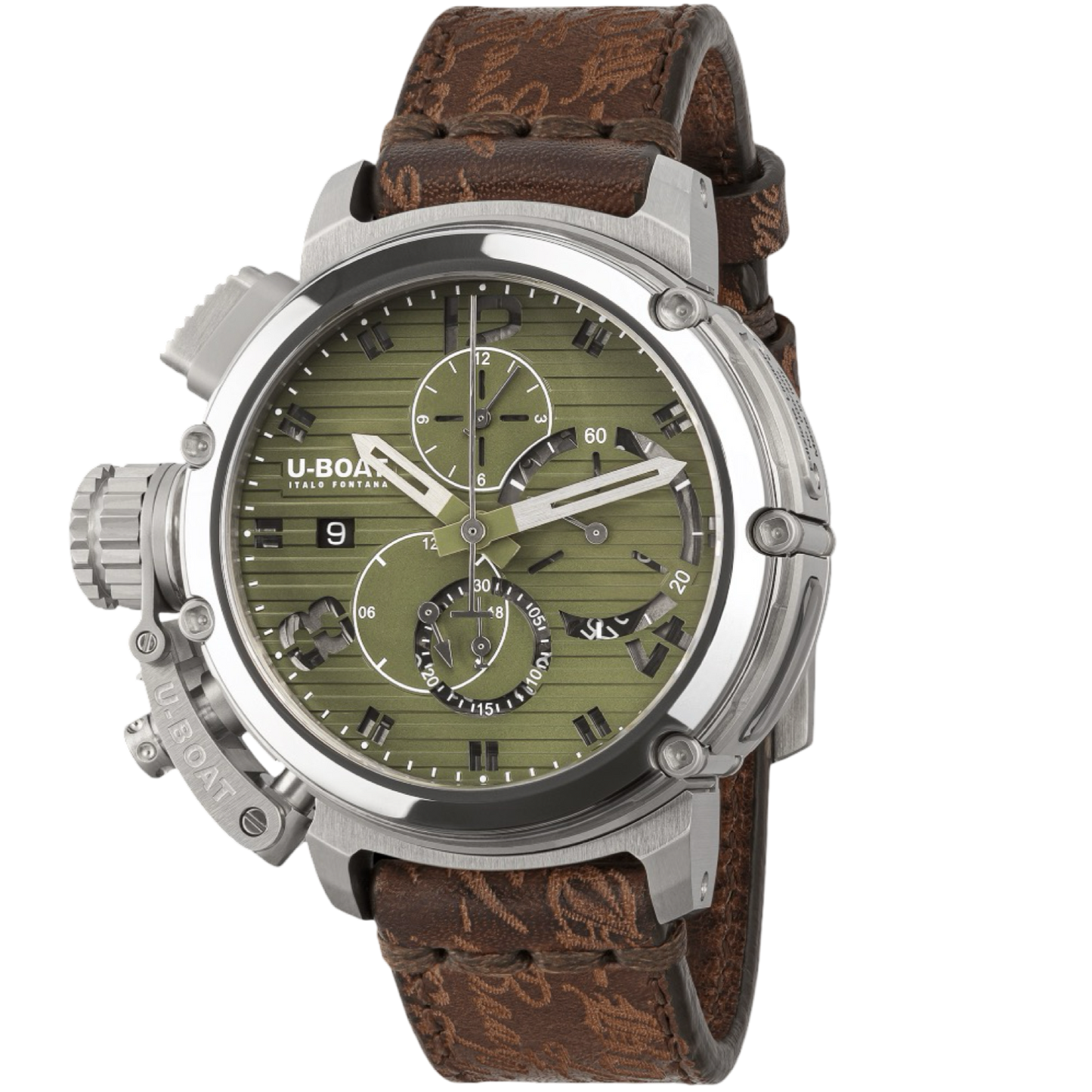 U-BOAT CHIMERA 46MM CHRONO SS VERDE REF. 9591
