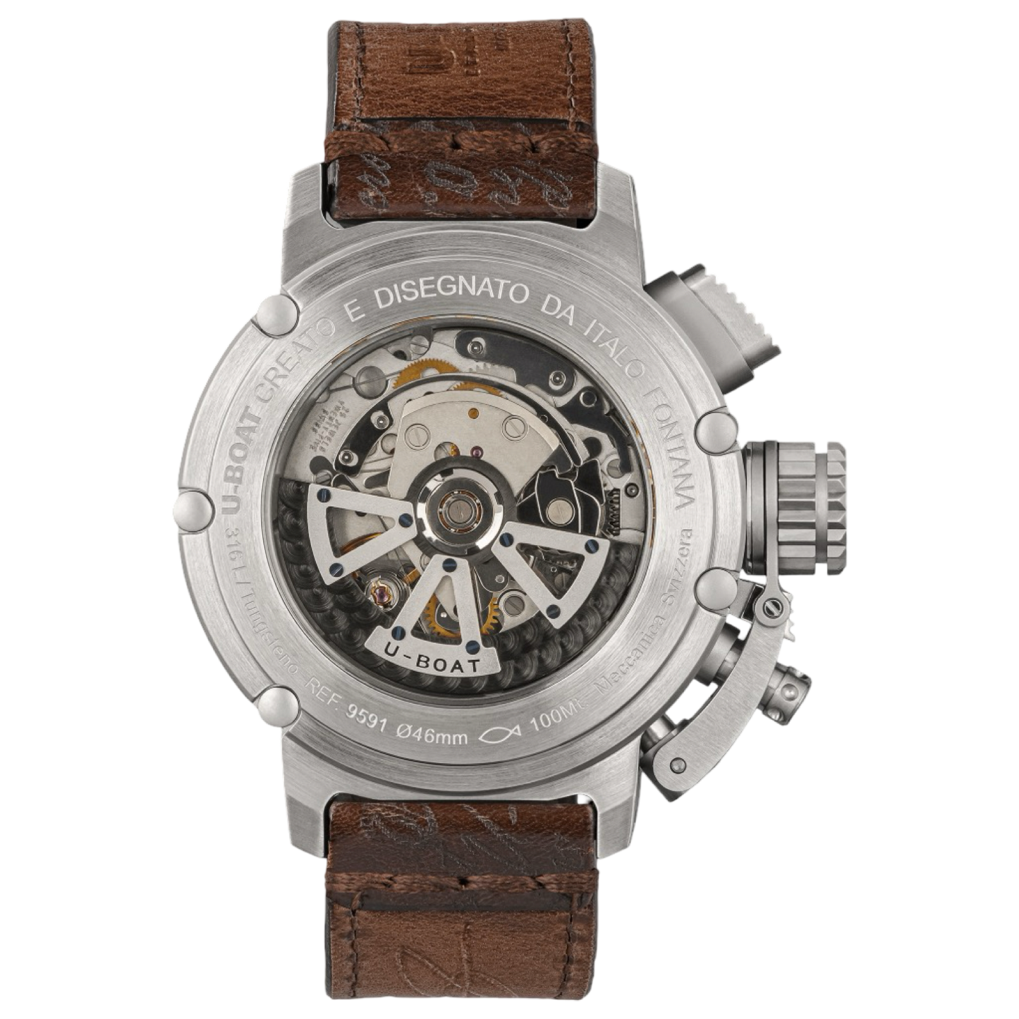 U-BOAT CHIMERA 46MM CHRONO SS VERDE REF. 9591