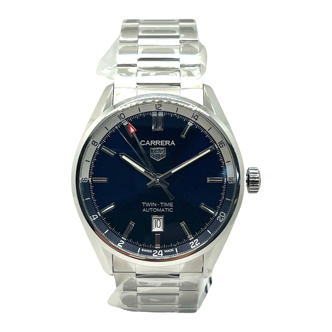 TAG Heuer Carrera Twin Time Blue Sunray Dial WBN201A.BA0640