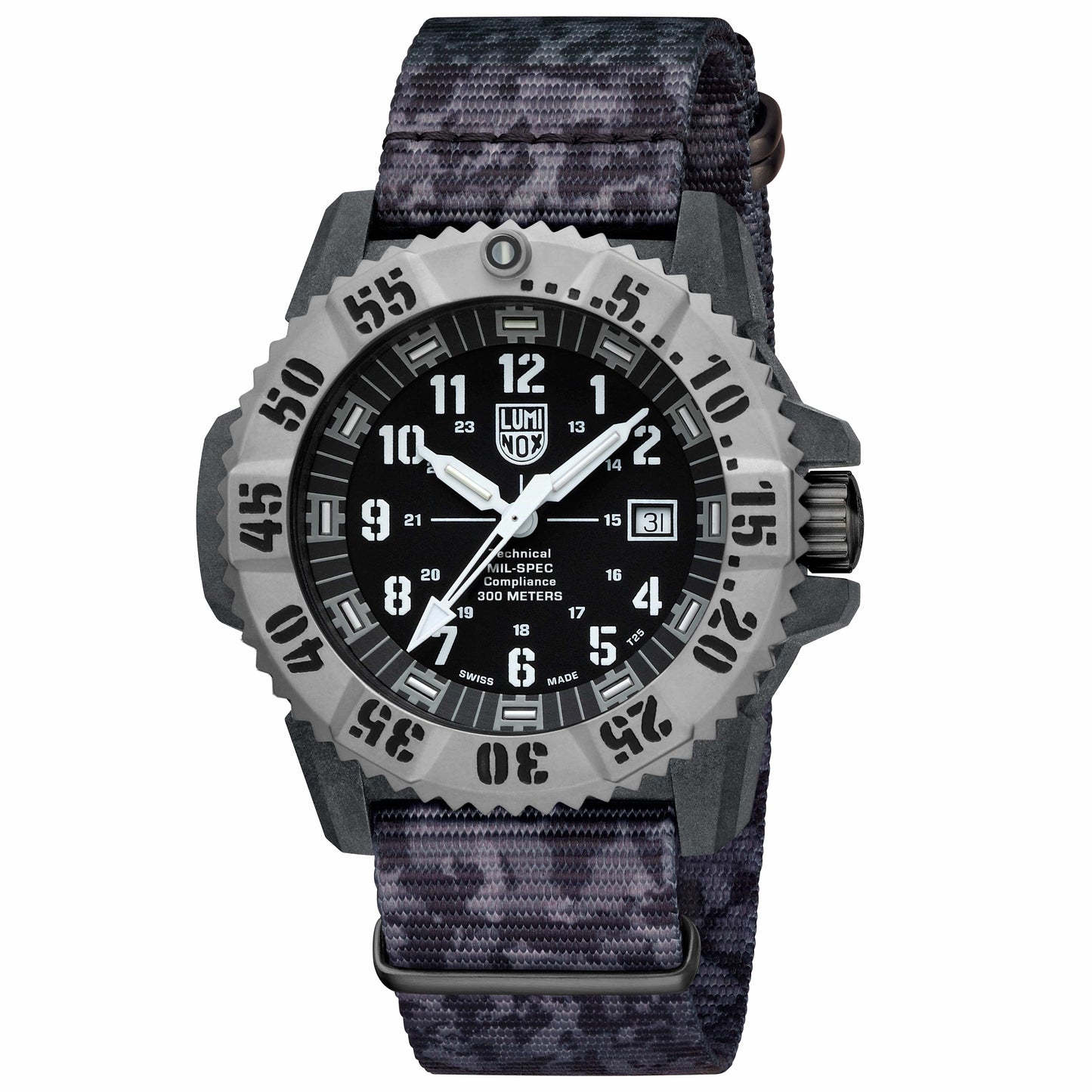 LUMINOX MIL-SPEC Military Watch, 46mm Black XL.3351.1.SET