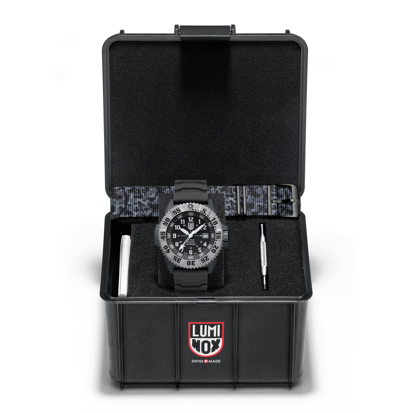 LUMINOX MIL-SPEC Military Watch, 46mm Black XL.3351.1.SET