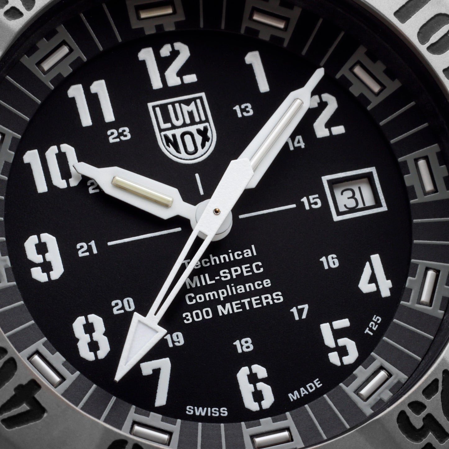 LUMINOX MIL-SPEC Military Watch, 46mm Black XL.3351.1.SET