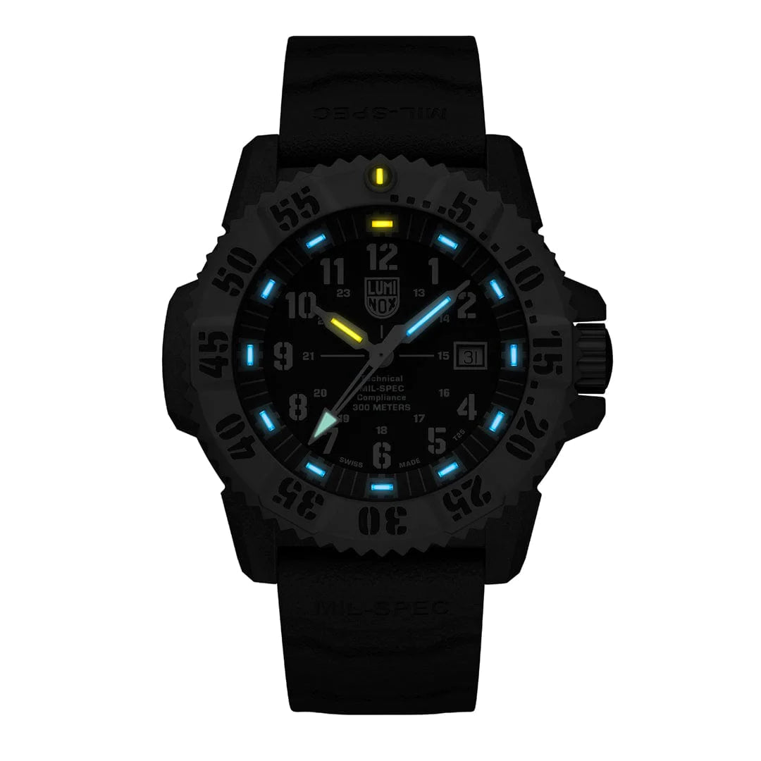 LUMINOX MIL-SPEC Military Watch, 46mm Black XL.3351.1.SET
