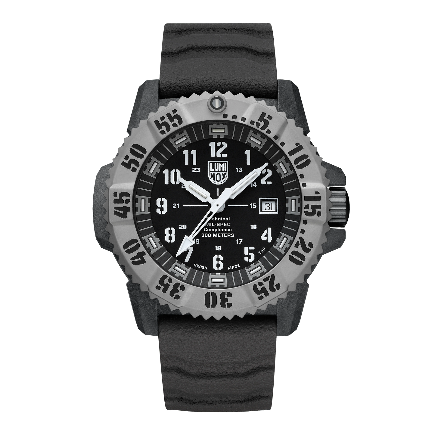 LUMINOX MIL-SPEC Military Watch, 46mm Black XL.3351.1.SET