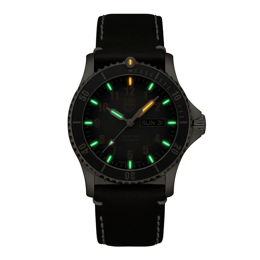Luminox Automatic Sport Timer Bronze Dive Watch 42 mm Green Dial Limited Edition XS.0936.SET