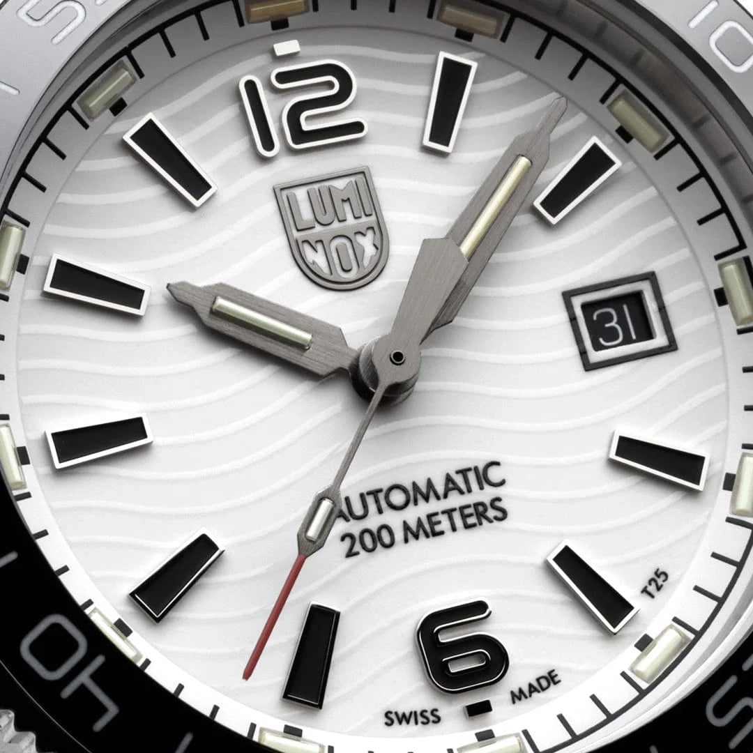 Luminox Pacific Diver Automatic Midnight Mariner Dive Watch 42mm White Full Lume Dial XS.3101.H.SET