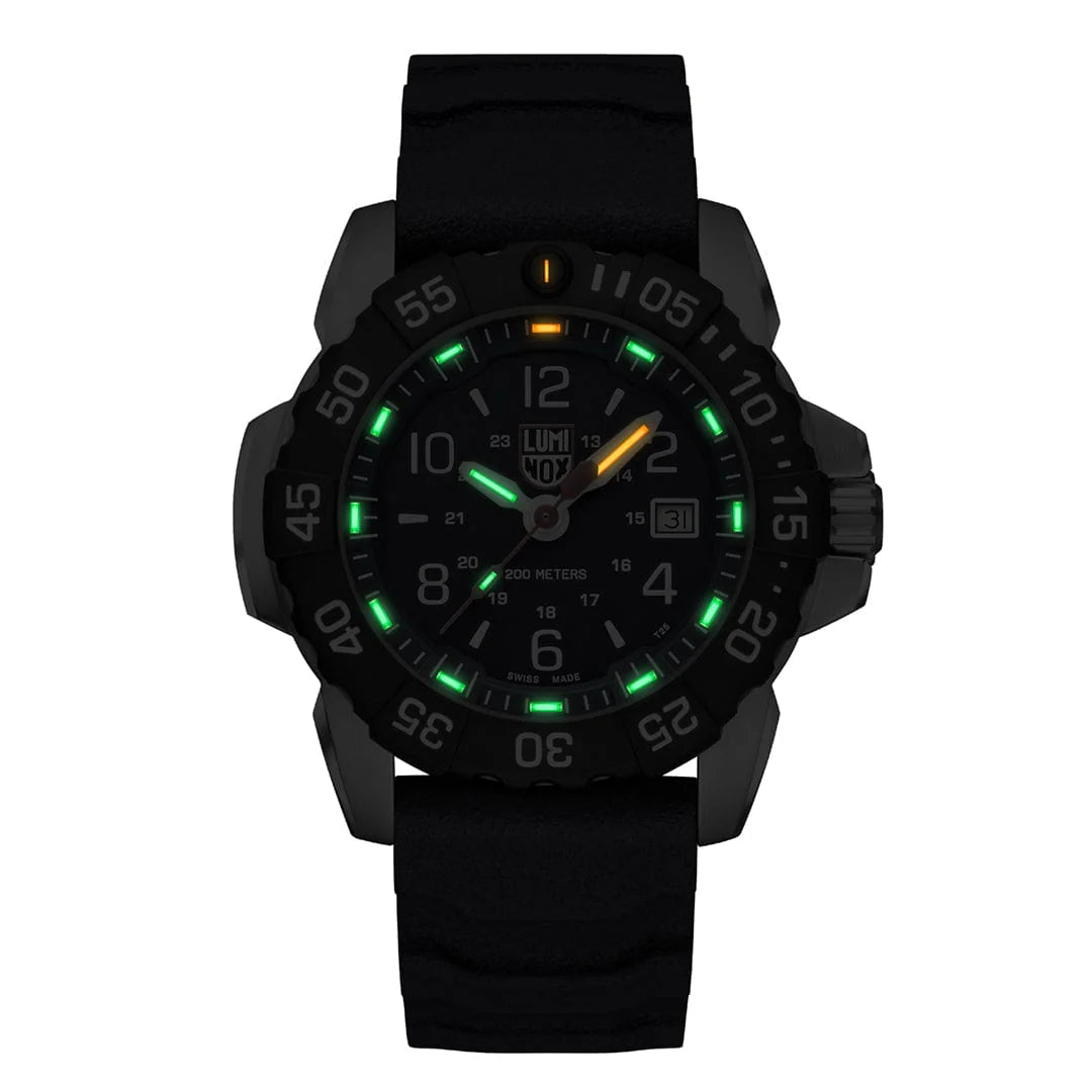 Luminox Navy SEAL Rubber, Steel, CARBONOX™ (RSC) Military Watch, 45 mm XS.3253.CB