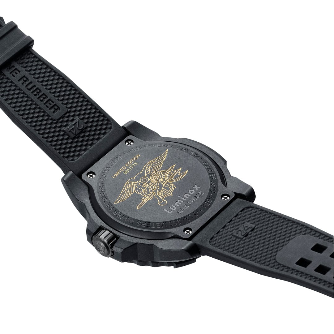 LUMINOX Navy SEAL 3500 All In All the Time Military Watch, 45mm XS.3501.BO.AL