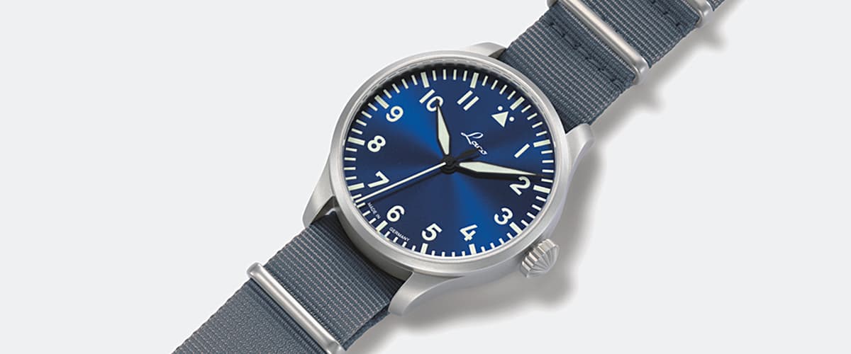 Laco Pilot Watches BASIC Augsburg Blaue Stunde 42mm Automatic 862100