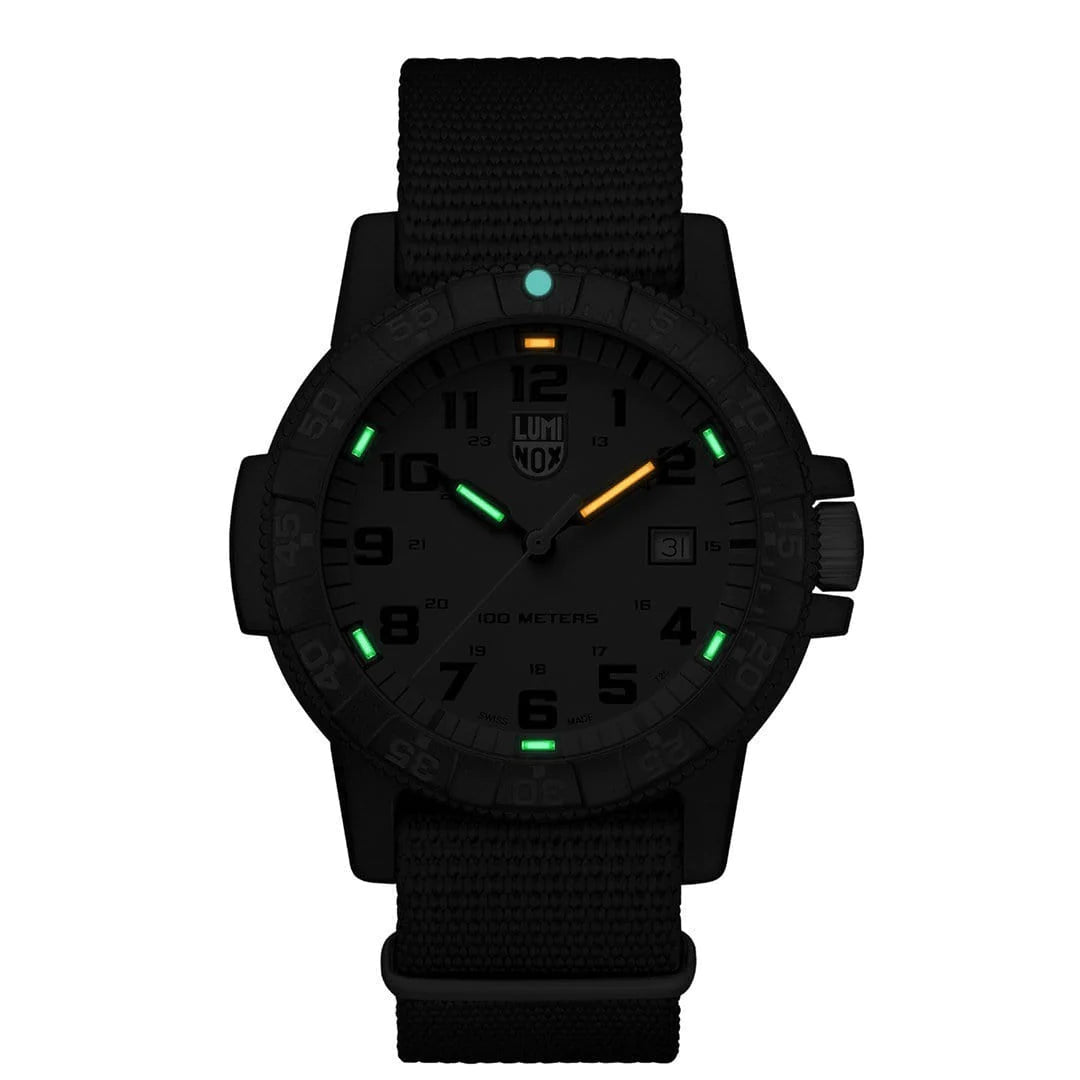 LUMINOX Leatherback Sea Turtle Giant 44mm Outdoor Watch Green XS.0337