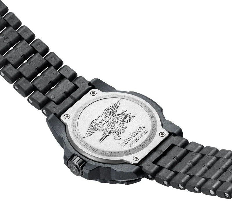 Luminox US Navy Seal 3500 Series Quartz Black Dial Black Carbonox  Case and Bracelet XS.3510