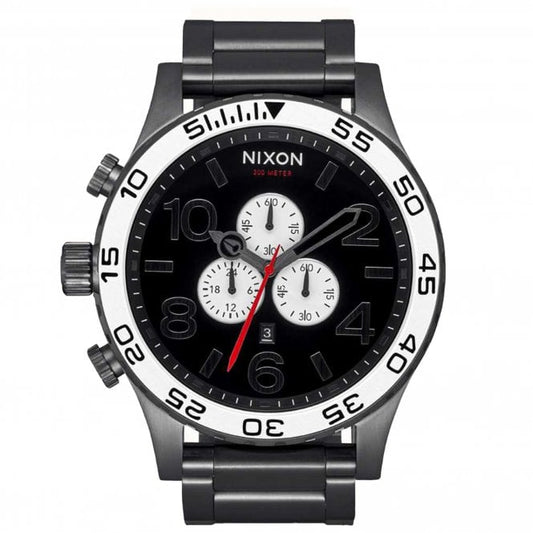 NIXON 51-30 Chrono Black/White/Gunmetal A083-5001-00