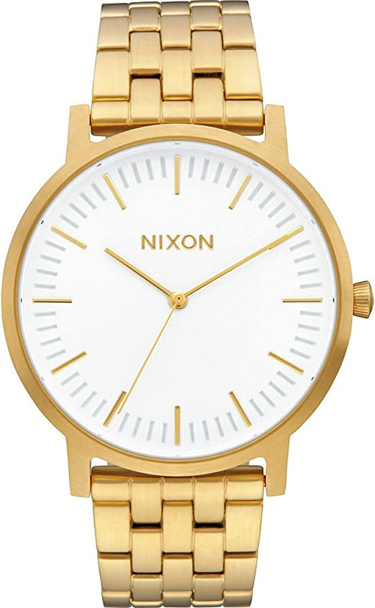 NIXON Porter Stainless Steel All Gold White Dial A1057-2443-00