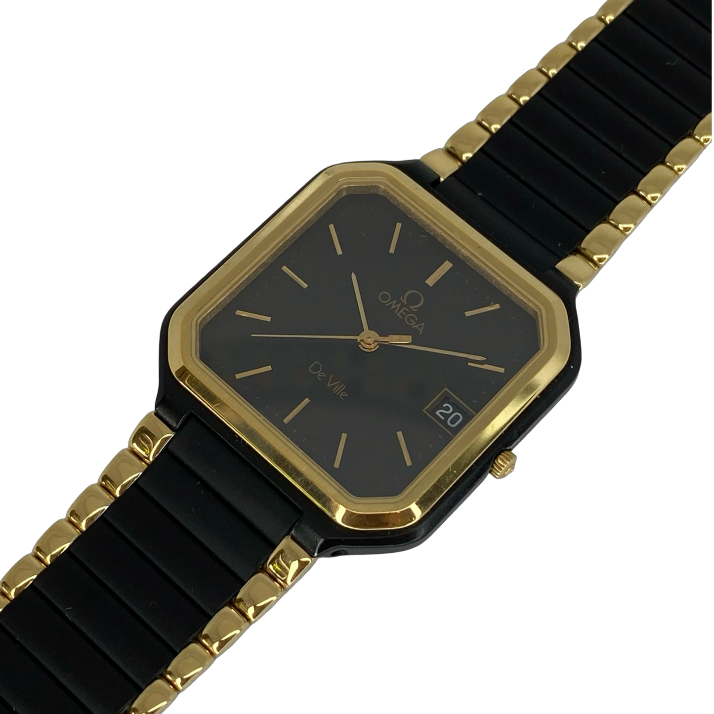 Omega De Ville America Quartz Gold/Black Ref. DL 396.0949