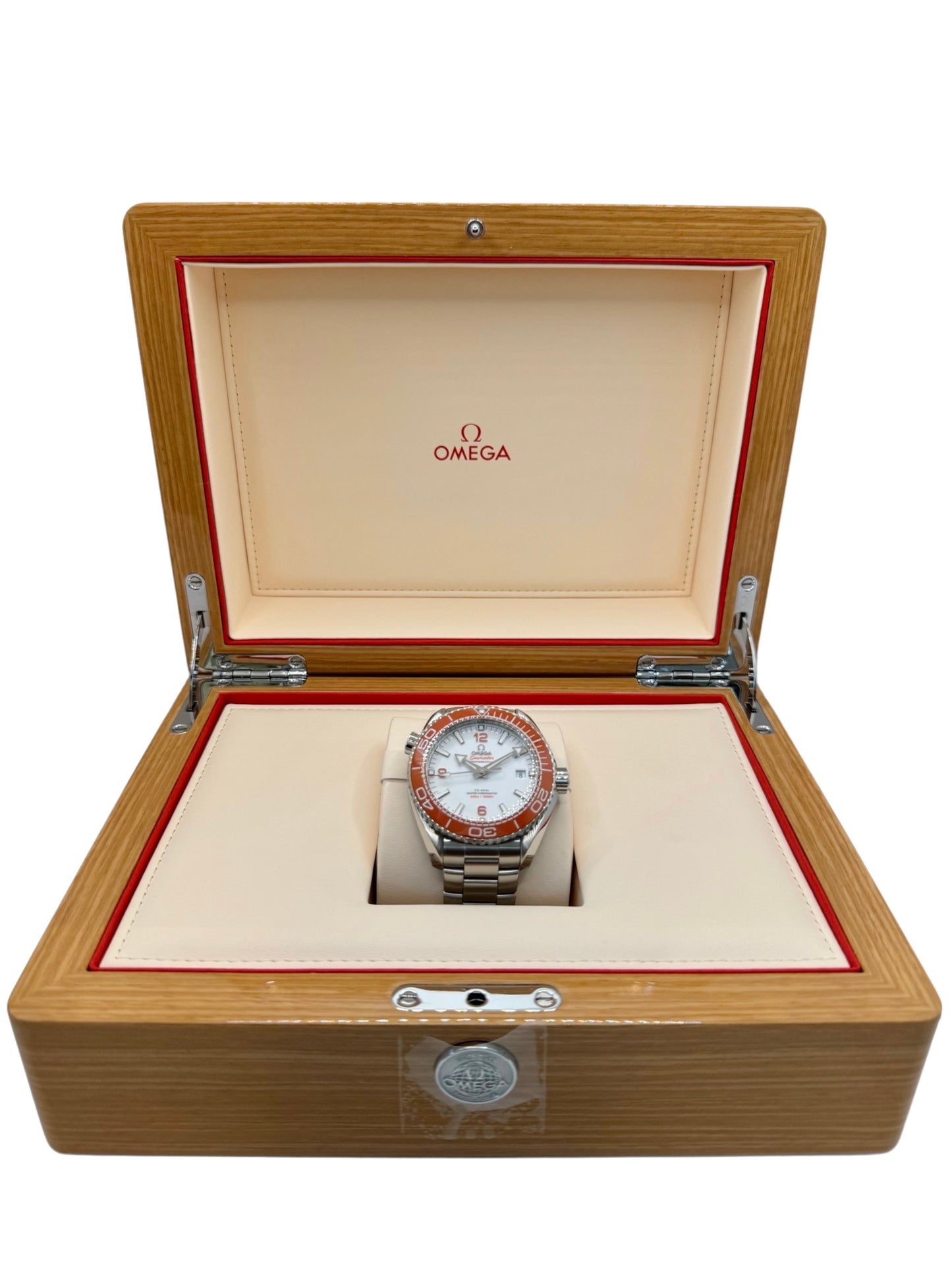 Omega Seamaster Planet Ocean 600M 43.5mm Orange Ceramic Bezel