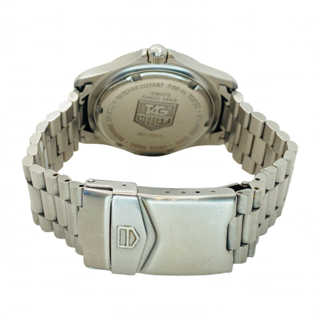 TAG Heuer Men's 2000 Classic Black Dial Stainless Steel Bracelet 962.006R